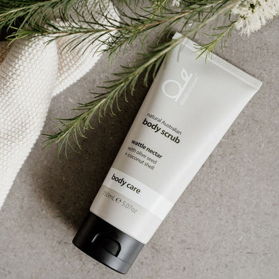 Dindi Naturals Wattle Nectar Bodyscrub with Olive Seed and Coconut Shell, 150ml