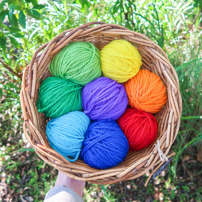 Wool Yarn solid colours, 16 ply