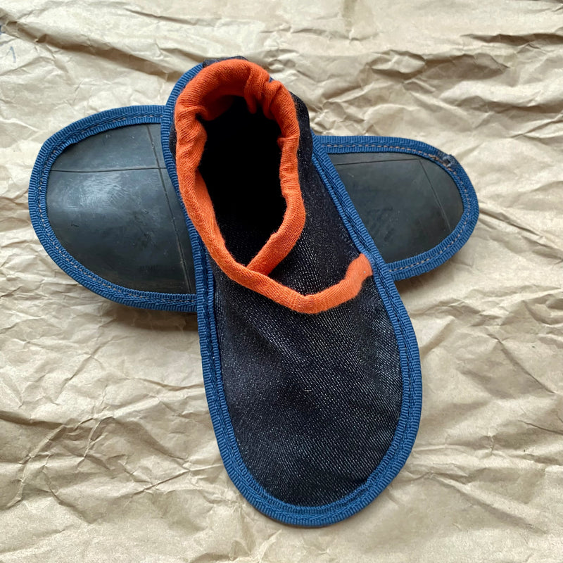 Upcycled Fabric Slippers