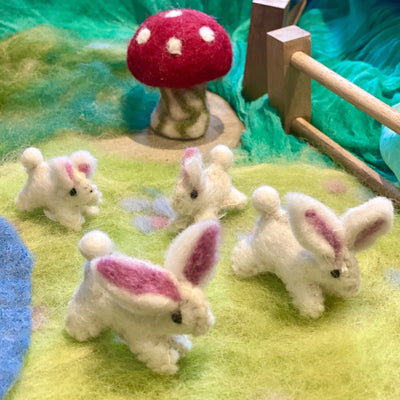 Wool Felt Baby Bunny
