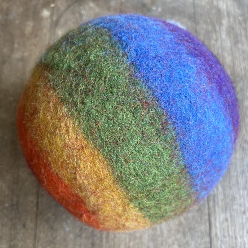 Rainbow Felt Ball (Extra Large)