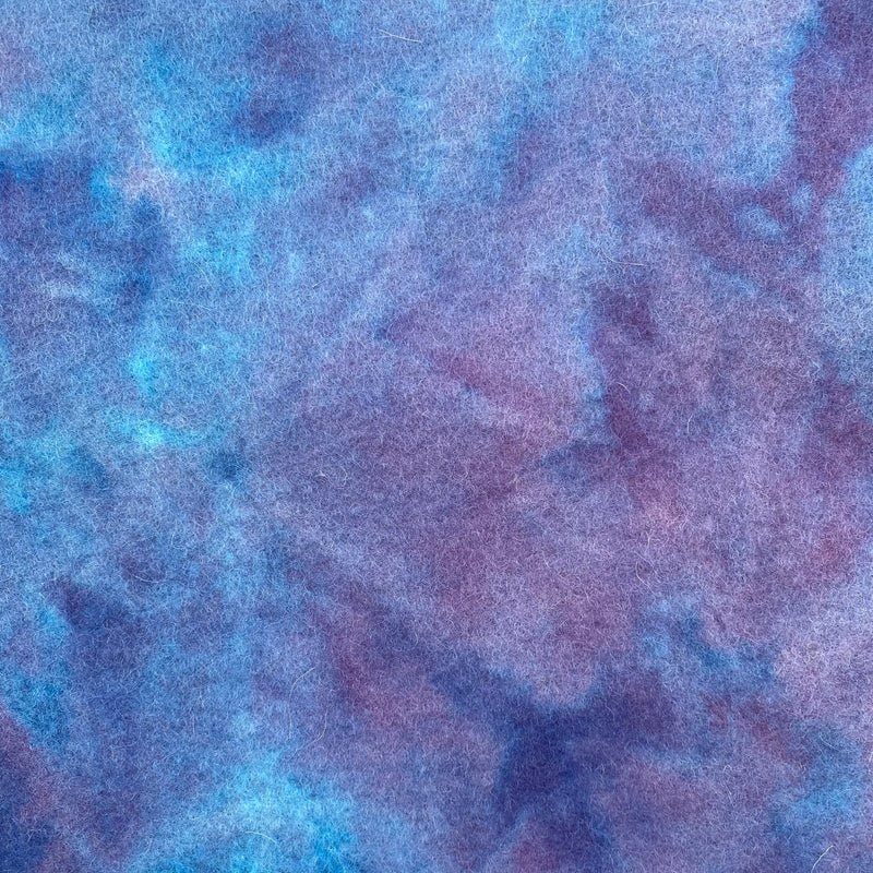 Hand-Dyed Wool Felt, Winter Purple