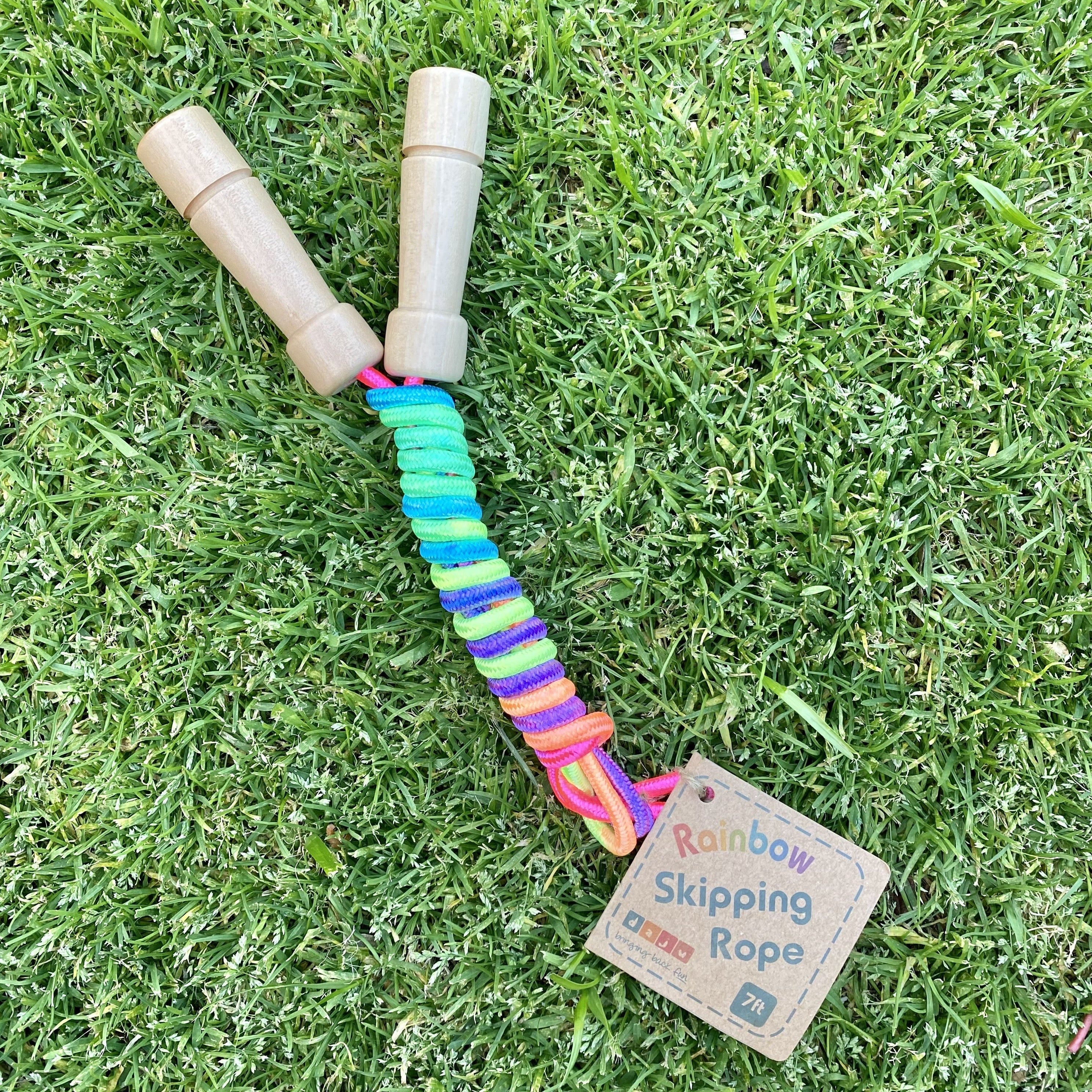 Rainbow sales skipping rope