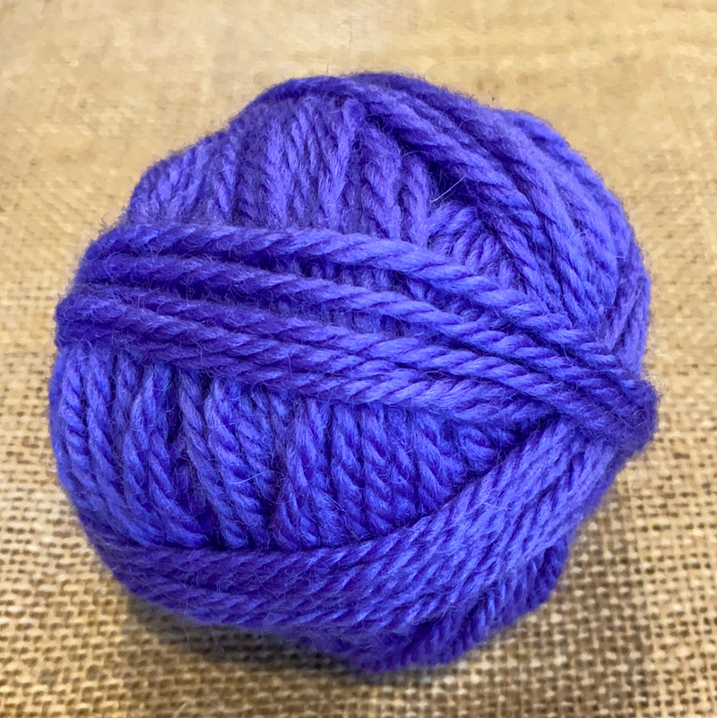 Wool Yarn solid colours, 16 ply, Medium Purple