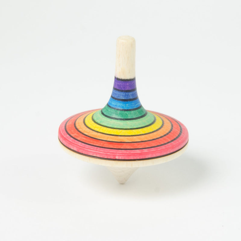 Mader Rainbow Spinning Top, purple to red