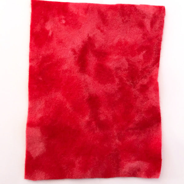 Hand-Dyed Wool Felt, Fire (Reds)