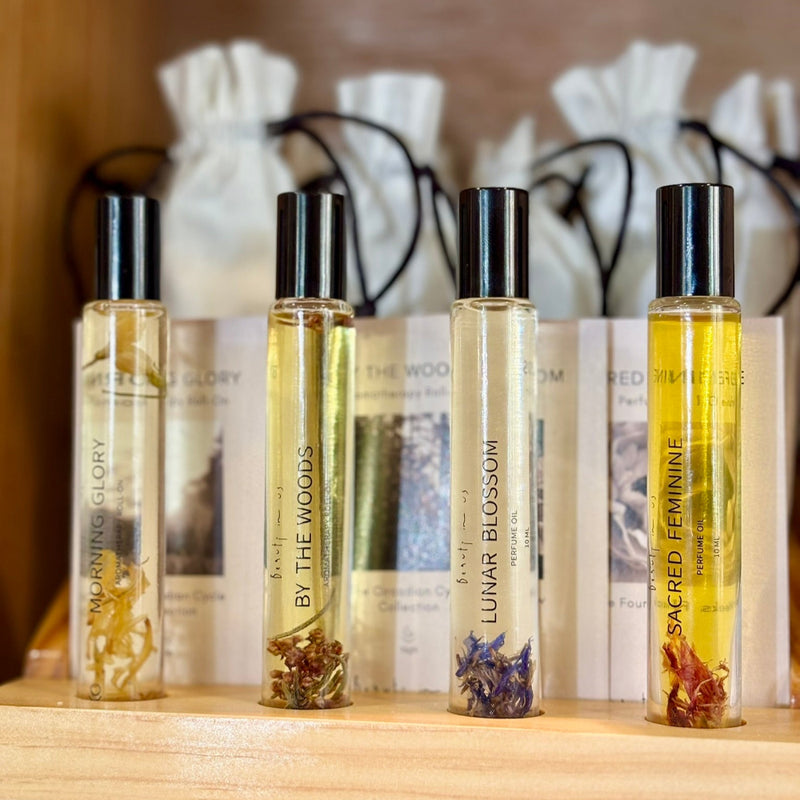 Beauty In Us collection of Aromatherapy Roll-Ons and Perfume Oils