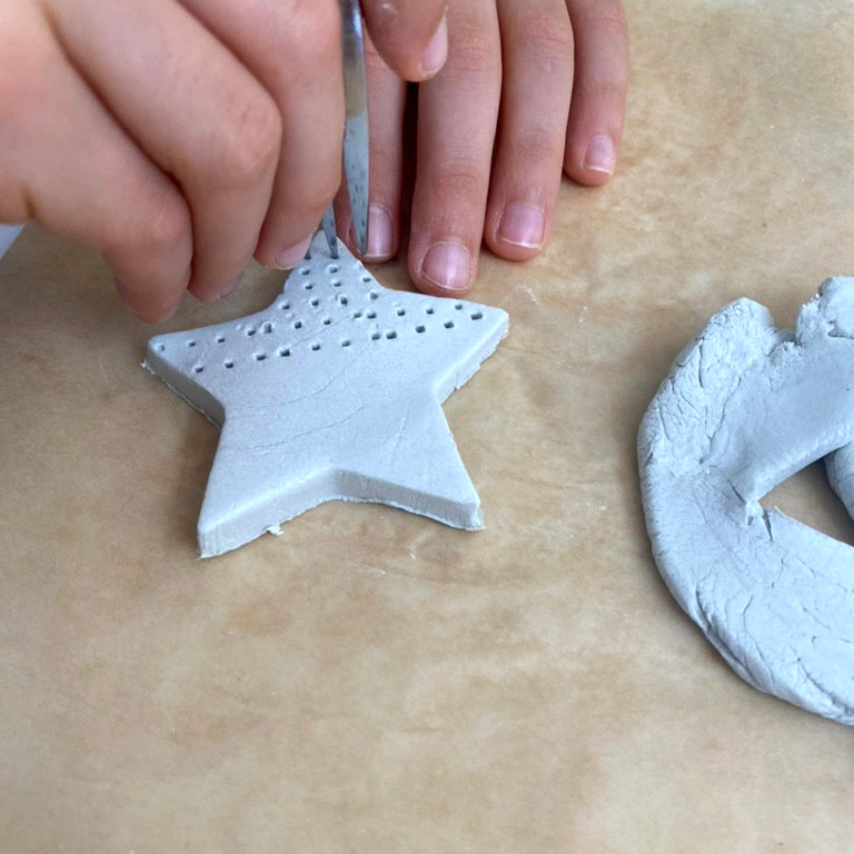 Making Star Ornaments with DAS Air-Drying Clay