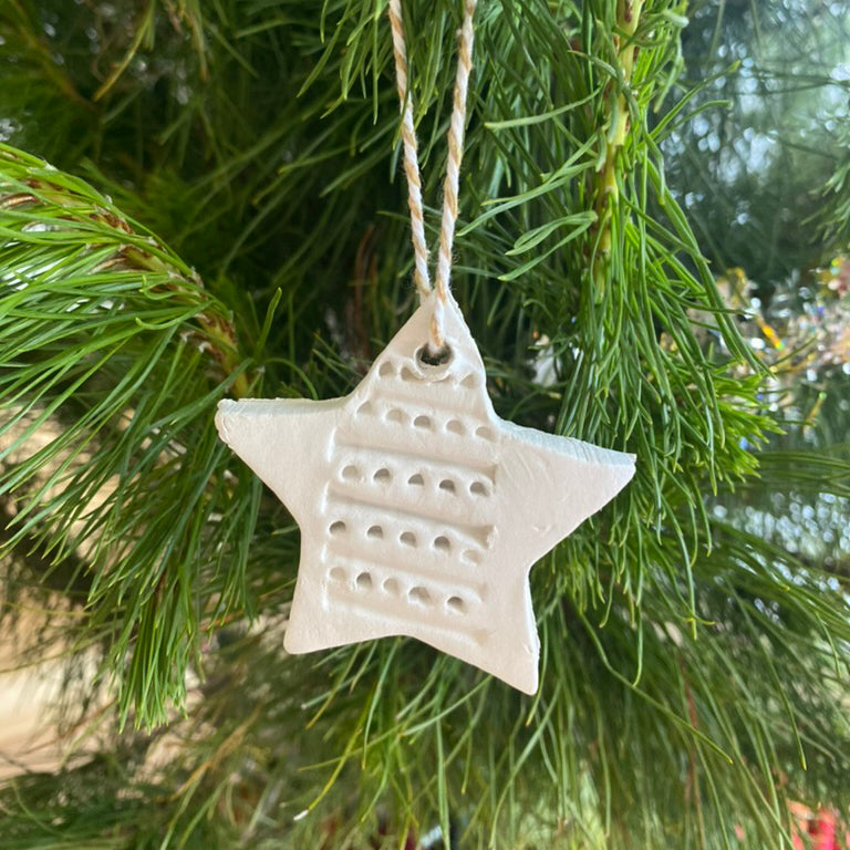 Star Ornament made with DAS Air-Drying Clay