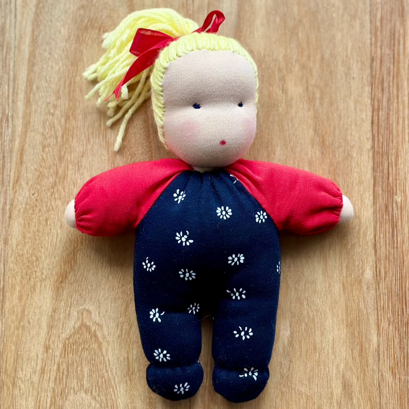 Handmade large Steiner / Waldorf Doll, front