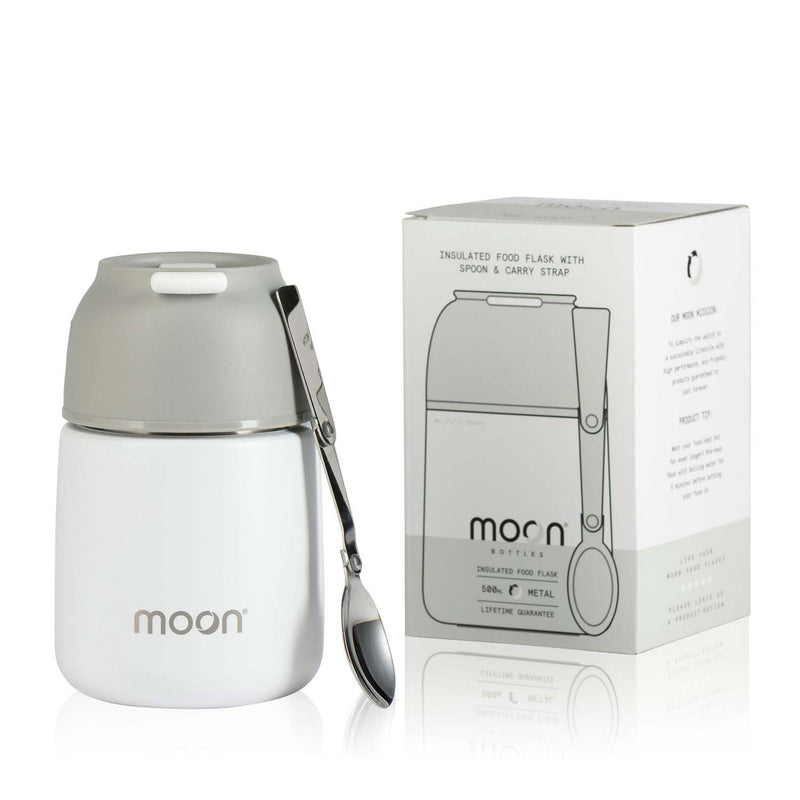 Moon Insulated Food Jar with spoon