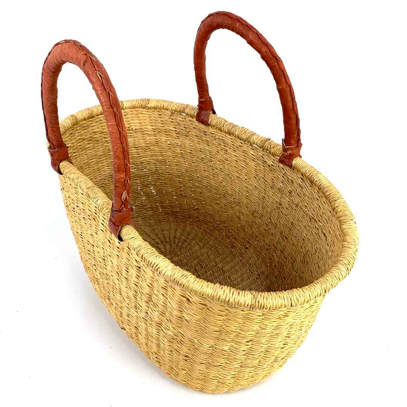 Normal Basket Natural Oval Basket | Grassroots Eco Store