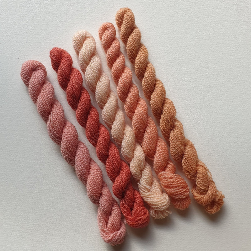 ValleyMaker Plant Dyed Wool Embroidery Thread Sets