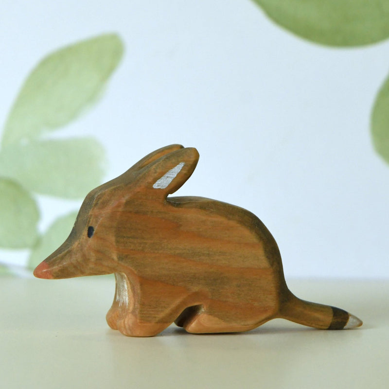 Wooden Australian Bilby Toy, side view