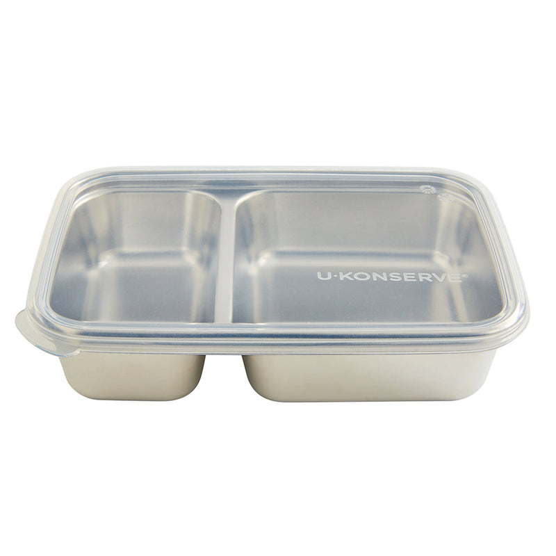 U Konserve Stainless Steel Divided Lunchbox with Silicone Lid