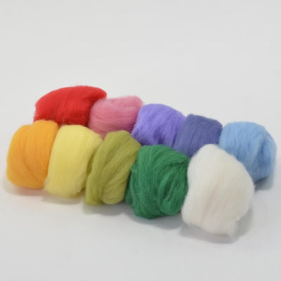 Merino Wool Fleece, Mixed Colours