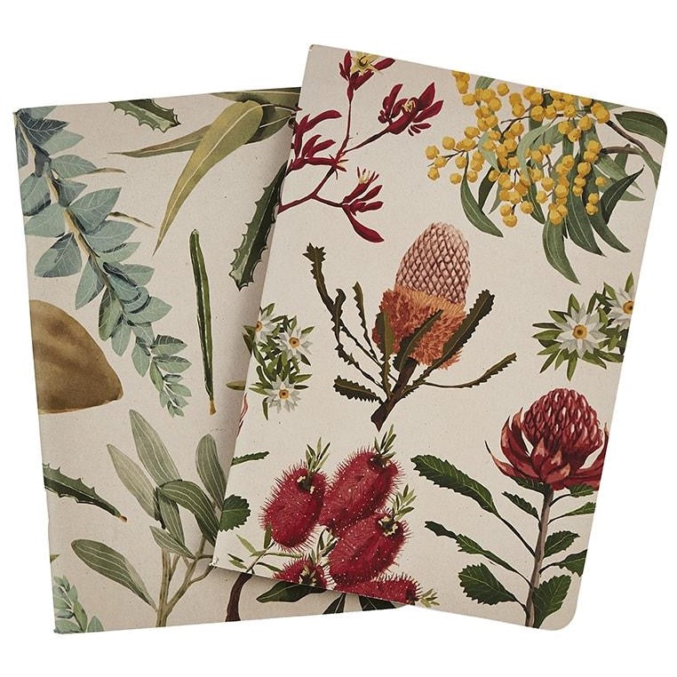 Notebook Set - Australian Botanical Design (2 pack)