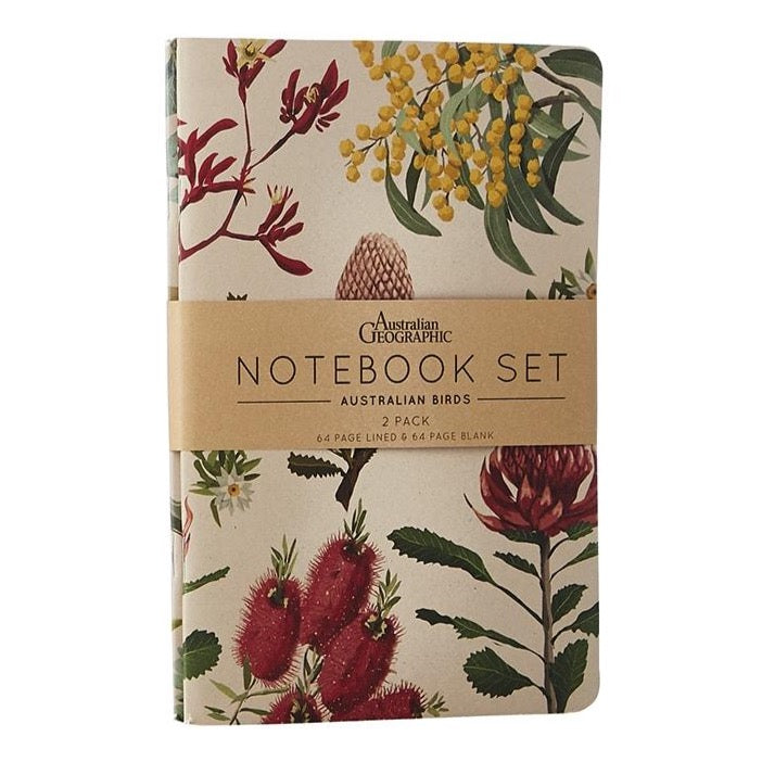 Notebook Set - Australian Botanical Design (2 pack)