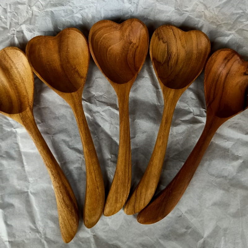 Wooden Heart Spoon