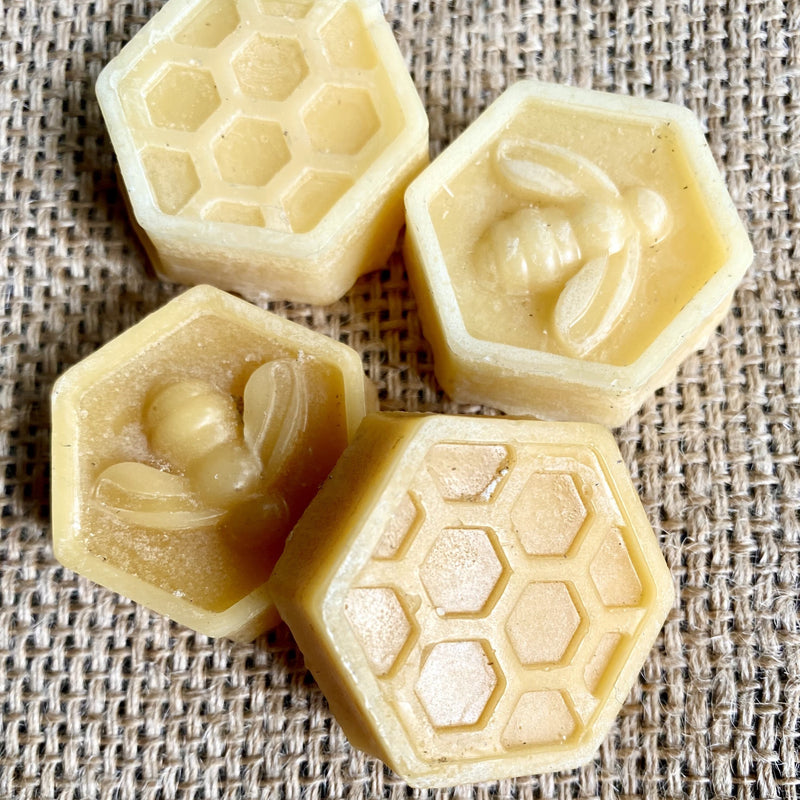 Pure Beeswax Hexagon Blocks