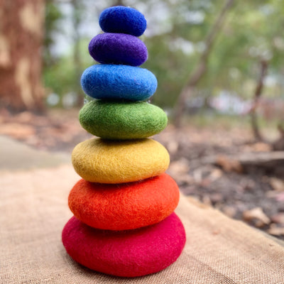 Papoose Stacking Rainbow Pebbles