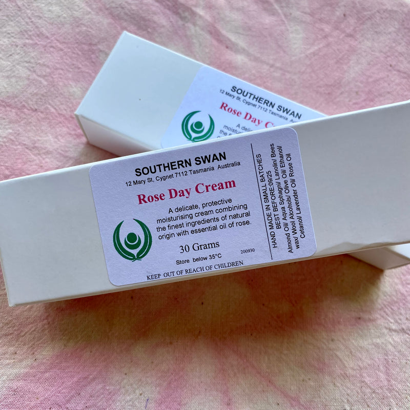 Southern Swan - Rose Day Cream, 30g tube