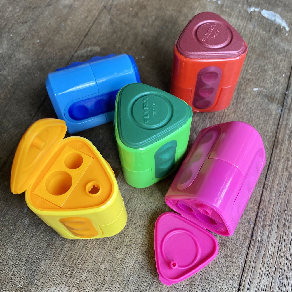 Pencil Sharpener - Lyra Twin-Hole Triangular Shaped
