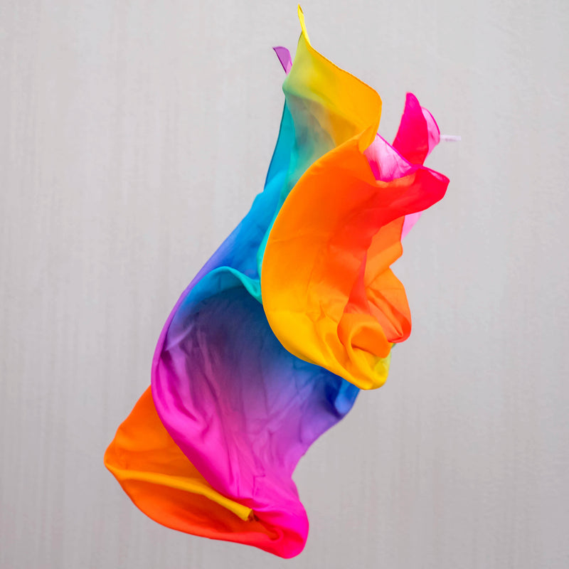 Play Silkies Jumbo Rainbow Silk Playcloth, 90cm x 180cm