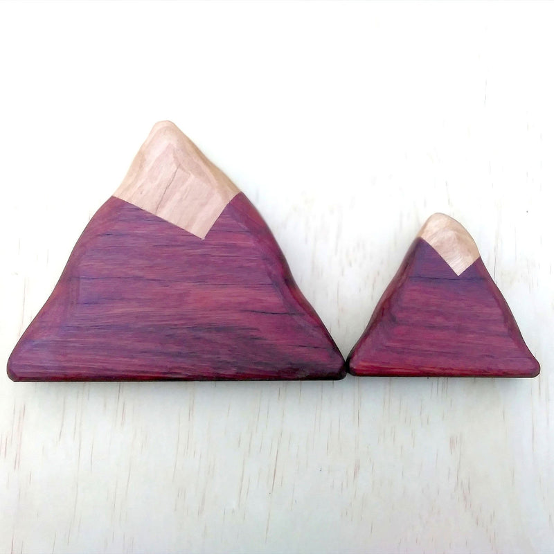 Handmade Wooden Mountain Set