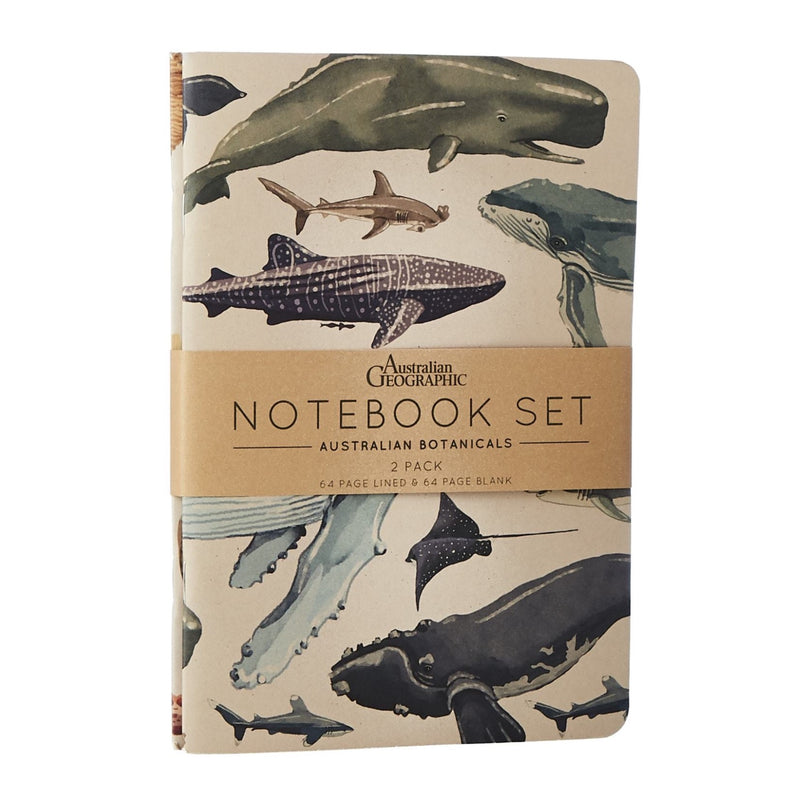 Notebook Set - Australian Marine Design (2 pack)