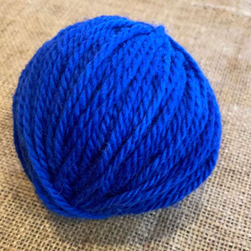 Wool Yarn solid colours, 16 ply, Dark Blue