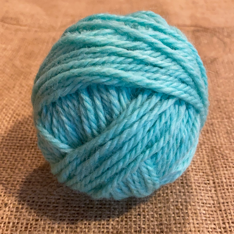 Wool Yarn solid colours, 16 ply, Light Turquoise - Pastel 
