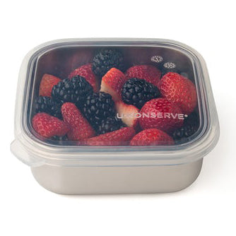 U Konserve Square Container with Silicone Lid
