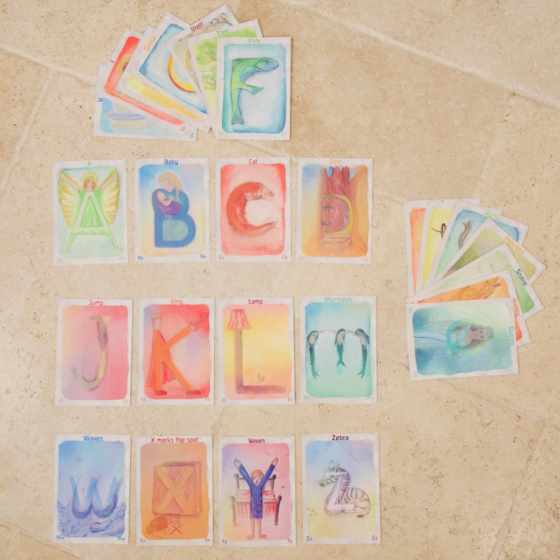 Waldorf Family Alphabet Cards